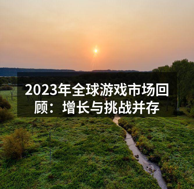 2023年全球游戏市场回顾：增长与挑战并
